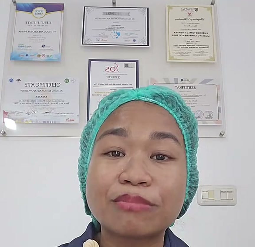 Dinding sertifikat dan pelatihan perawatan luka